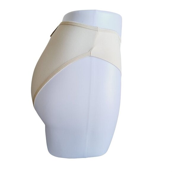 Elila Shiny Satin & Microfiber Cream Panty 3307 Everyday Lg Tummy Control Disc. - Picture 2 of 8